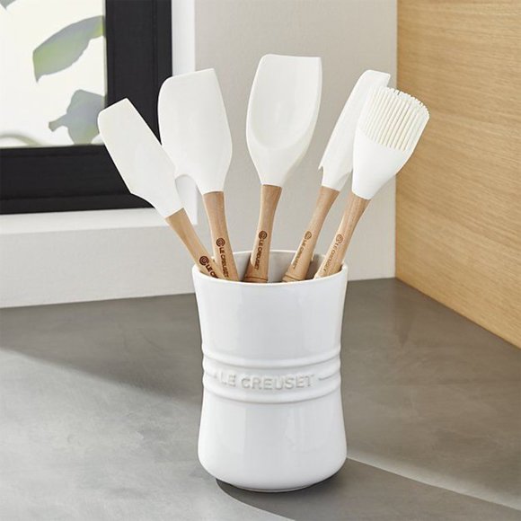 Le Creuset Kitchen Le Creuset White Utensils Holder Poshmark